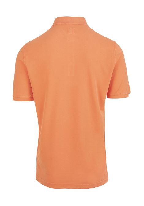 Man Polo In Orange Pique' Cotton FEDELI | UEF0108124