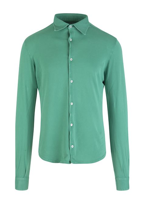 Man Shirt In Green Cotton Pique' FEDELI | UEF0283114