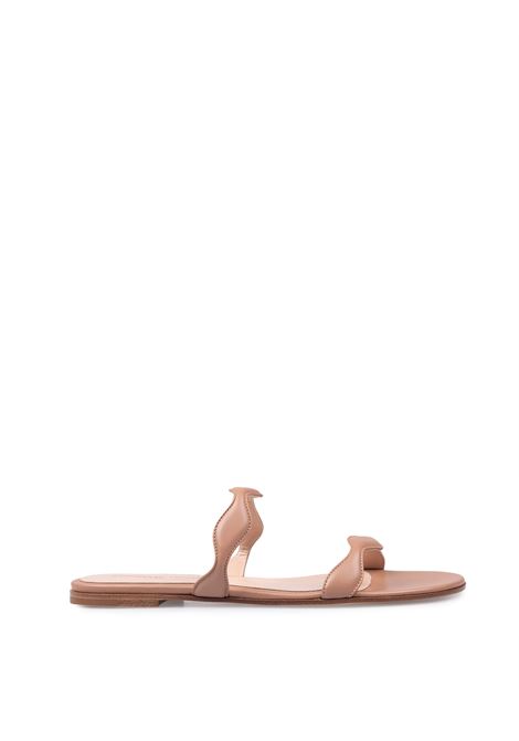 Woman Flat Sandal In Pink Nappa GIANVITO ROSSI | G11450.05CUONAPPRAL