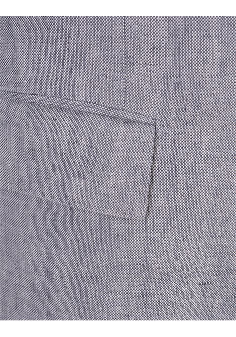 Grey Linen Blazer KITON | UG81KF111114001