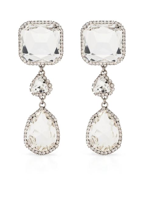 Silver Earrings with Drop Crystals ALESSANDRA RICH | FABA2906CRY-SILVER