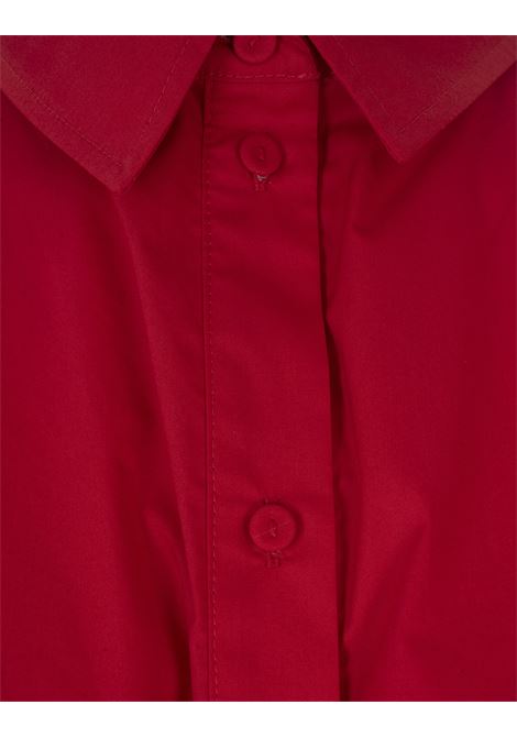 Camicia In Cotone Rosso Con Nodo ALESSANDRO ENRIQUEZ | AES02-PO027