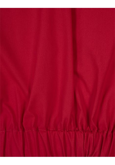 Red Cotton Shirt With Knot ALESSANDRO ENRIQUEZ | AES02-PO027