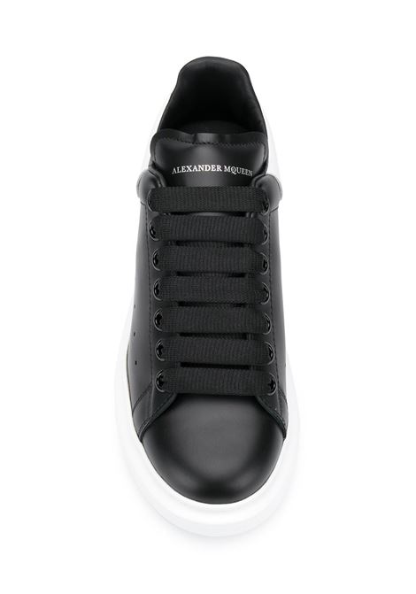 Black Oversize Sneakers With White Spoiler And Sole ALEXANDER MCQUEEN | 553770-WHGP51070