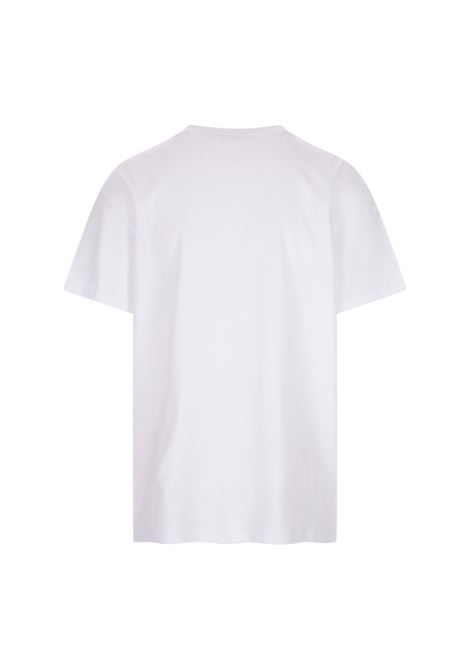 White T-Shirt With McQueen Embroidery ALEXANDER MCQUEEN | 649876-QTZ560900