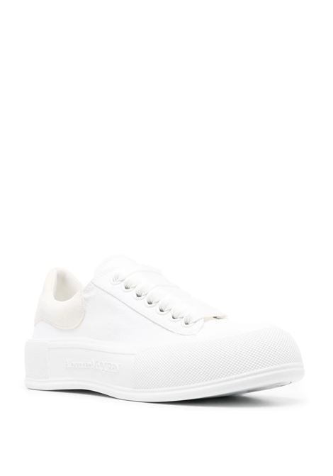 White Lace-Up Skate Sneakers ALEXANDER MCQUEEN | 697120-W4MV79000