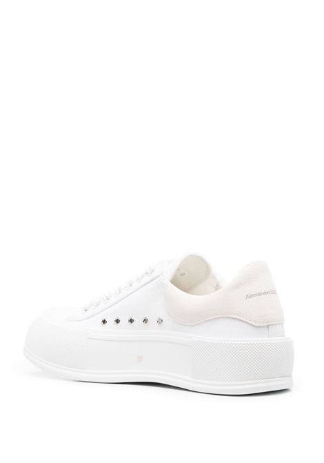 White Lace-Up Skate Sneakers ALEXANDER MCQUEEN | 697120-W4MV79000