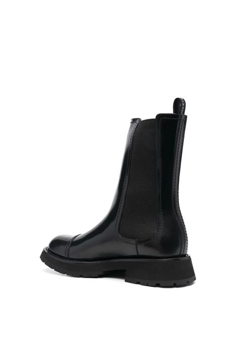 Black Leather Chelsea Boot ALEXANDER MCQUEEN | 708175-WIC621000
