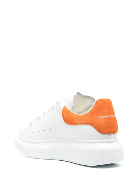 White Oversize Sneakers With Orange Spoiler ALEXANDER MCQUEEN | 718139-WIBN28825