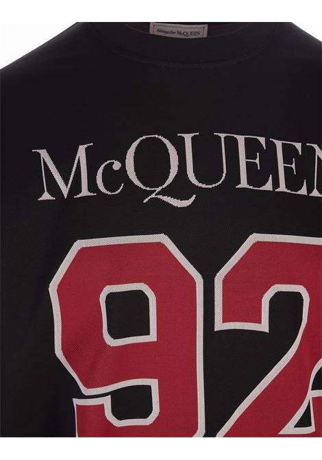 Felpa McQueen 92 Nera ALEXANDER MCQUEEN | 727305-QUX161052