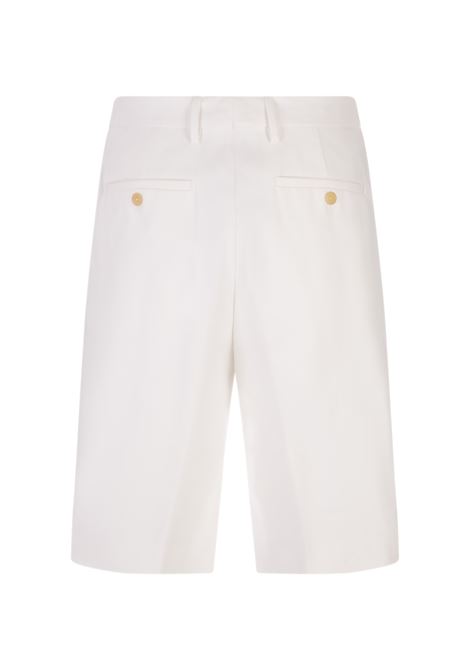 White Tailored Bermuda Shorts ALEXANDER MCQUEEN | 730747-QUS019000