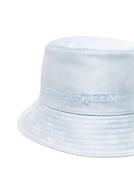 Cappello Bucket Azzurro Con Motivo Skull ALEXANDER MCQUEEN | 732719-3422Q4900