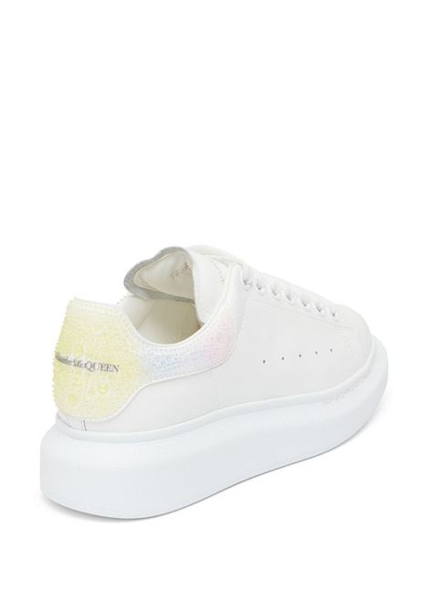 White Oversize Sneakers With Multicoloured Spoilers ALEXANDER MCQUEEN | 733004-WICYI9035