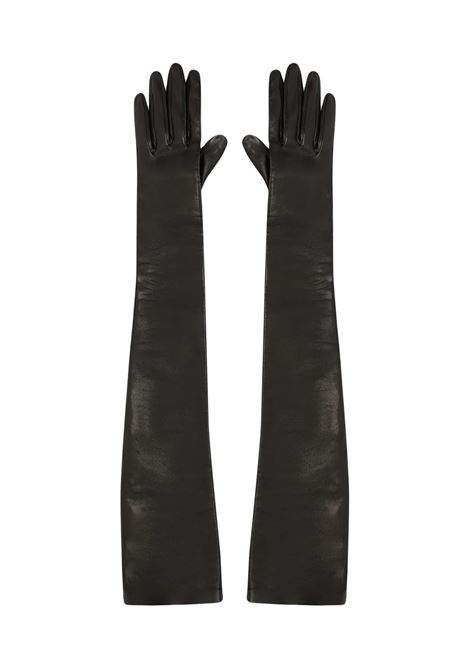 Black Long Gloves ALEXANDER MCQUEEN | 733400-3E38Q1000