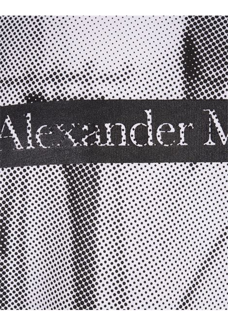 T-Shirt Bianca Con Stampa Grafica ALEXANDER MCQUEEN | 735282-QUZ510900