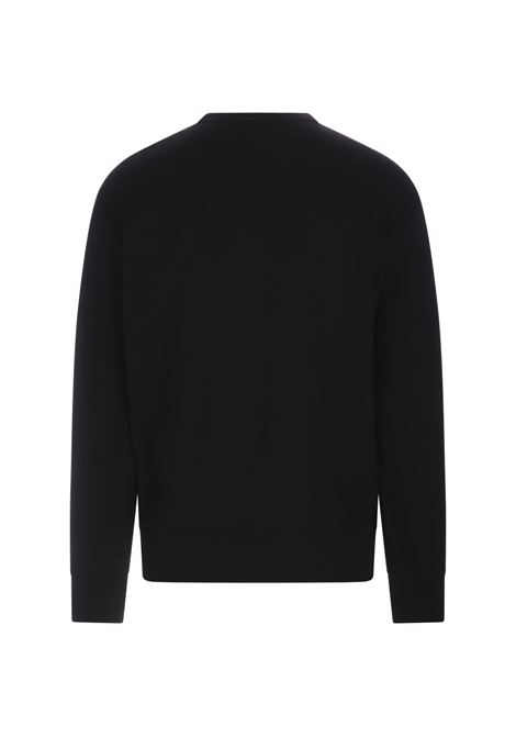 Black Sweatshirt With Sequined Logo ALEXANDER MCQUEEN | 735293-QUX561010