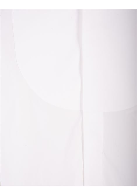 White Oversized Shirt In Silk And Cotton ALEXANDER MCQUEEN | 735296-QUN039000