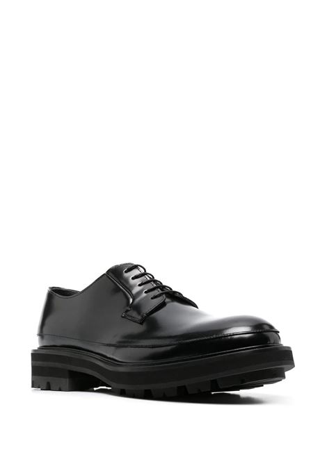 Black Leather Derby Shoe ALEXANDER MCQUEEN | 736512-WIC601000
