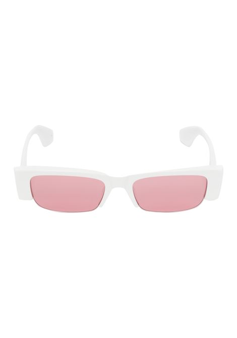 White Slashed McQueen Graffiti Sunglasses ALEXANDER MCQUEEN | 736850-J07499036