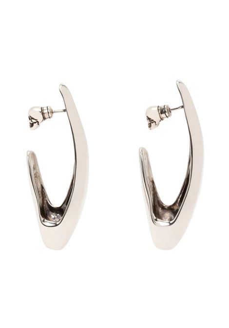 Faceted Earrings in Antiqued Silver ALEXANDER MCQUEEN | 747983-J160Y0446