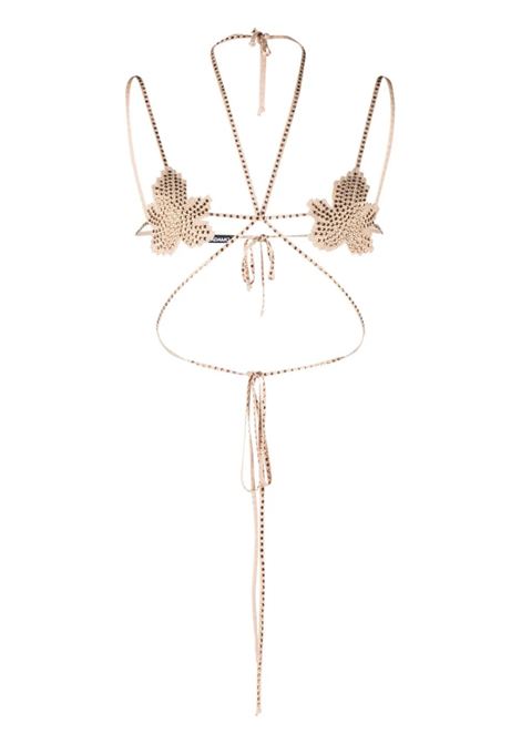 Top Fig Leaf Nude Con Strass ANDREADAMO | ADSS23BS021352680475