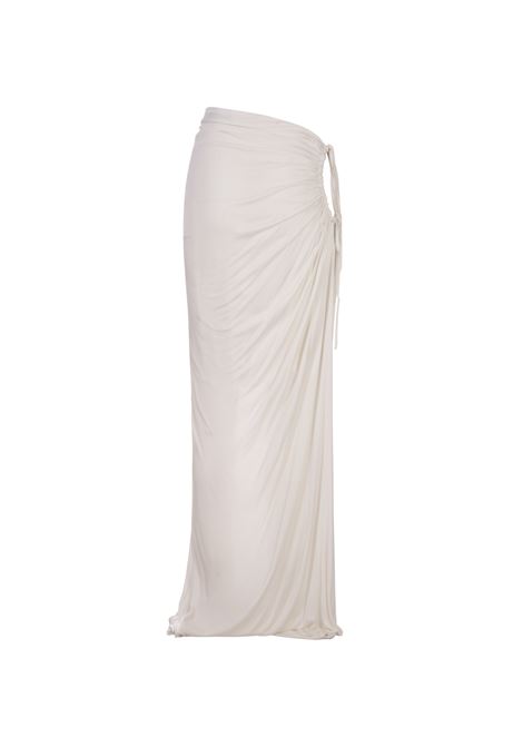 Ivory Long Skirt With Cut-Out ANDREADAMO | ADSS23SK013154730474