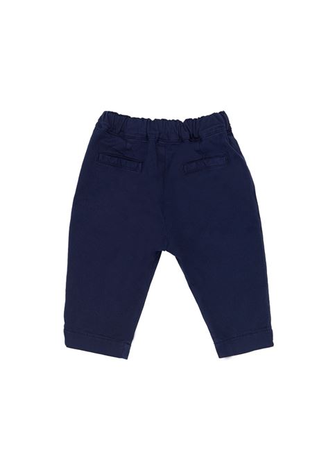 Blue Tapered Trousers With Pinches BALMAIN KIDS | BS6640-G0077649