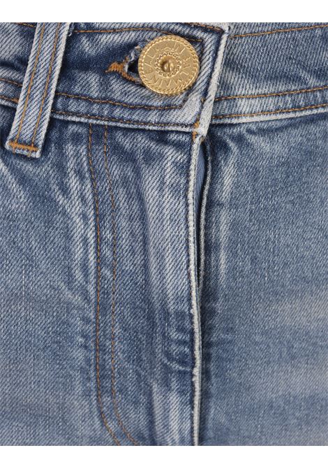 Jeans Skinny In Denim Blu Chiaro BALMAIN | AF0MG006DC996FF