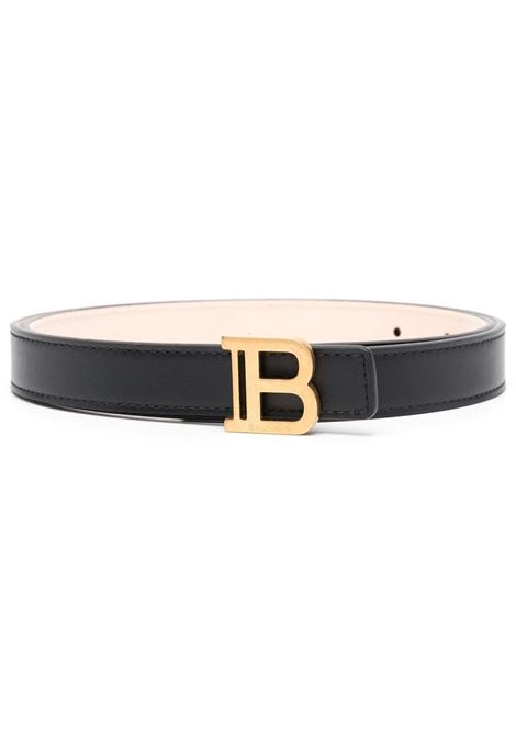Black and Gold B Belt BALMAIN | AN0WJ000LVTL0PA