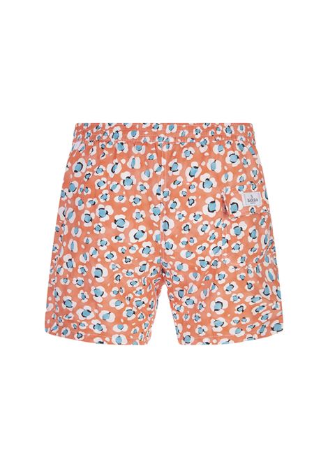 Swim Shorts Arancione Con Pattern Floreale BARBA | ENEA353110004