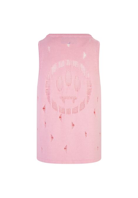 Pink Tank Top With All-Over Breaks BARROW | 033980BW008