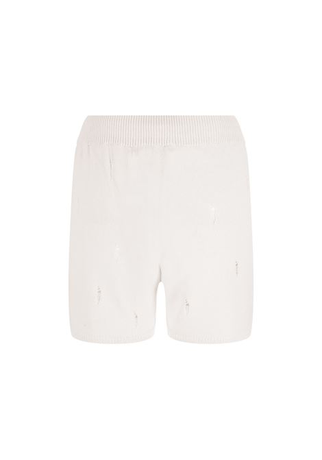 Butter Shorts With All-Over Tears BARROW | 033981BW004