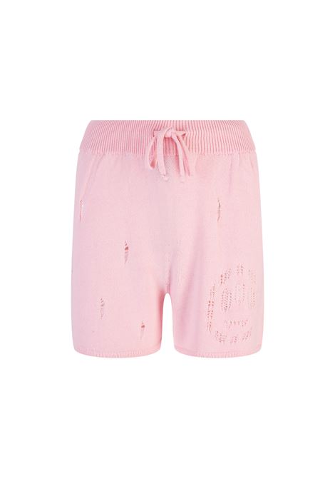 Pink Shorts With All-Over Tears BARROW | 033981BW008