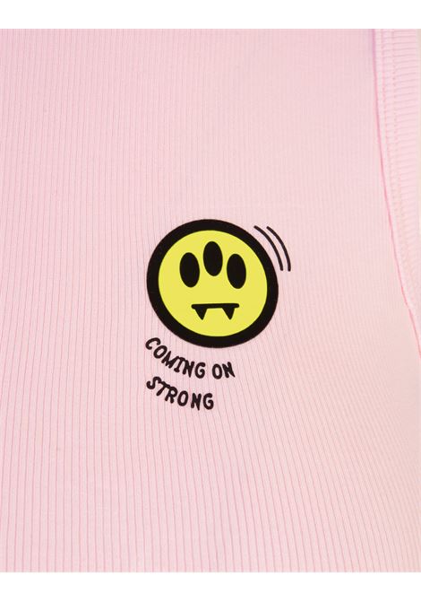 Pink Crop Top With Logo BARROW | 034075BW008