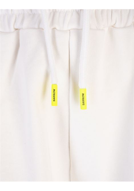 White Sports Shorts With Logo BARROW | 034076002