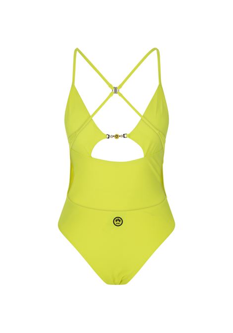 Yellow One Piece Swimsuit With Cut-Out BARROW | 034176023
