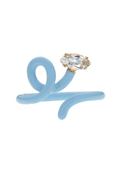 Anello Baby Vine Tendril In Baby Blue BEA BONGIASCA | VR114YGSNP5-Z