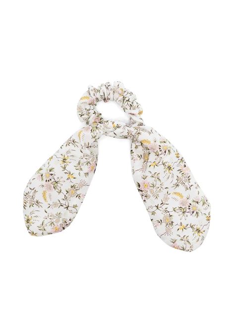 Scrunchie Maxibow In White with Flowers BONPOINT | S03GHAW00108502