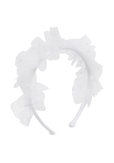 White Headband With Ruches BONPOINT | S03GHAW00114000