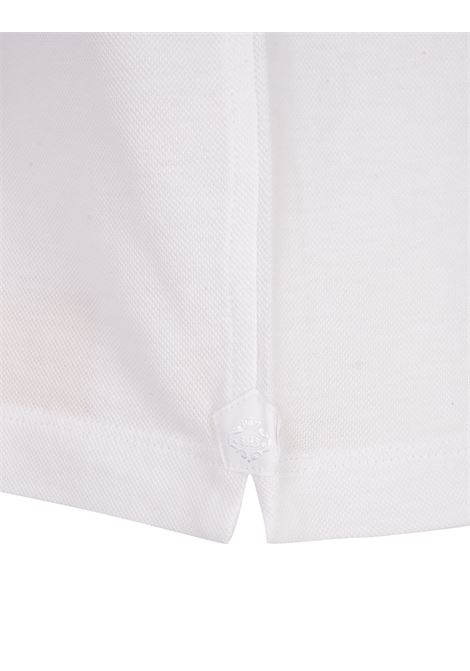 Classic Polo Shirt In White Cotton Pique BORRELLI | PL401-CCK402101