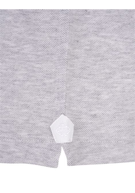 Classic Polo Shirt In Grey Cotton Pique BORRELLI | PL401-CCK402111