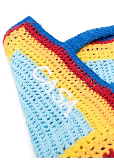 Borsa Shopping Cuzimala Crochet Multicolore CASABLANCA | AS23-BAG-01105
