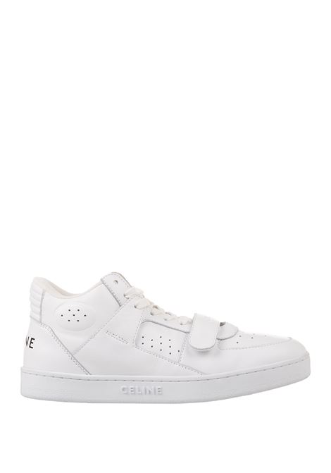 Sneakers Media CT-02 Celine In Pelle Bianco Ottico Con Strap CELINE | Sneakers | 343193338C01OP