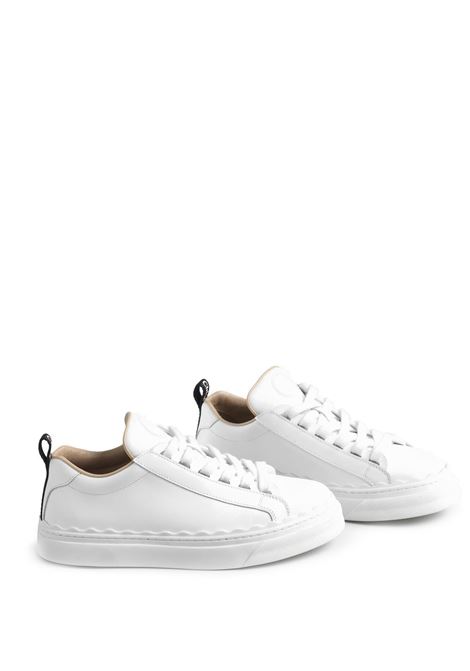 Lauren Sneakers In White Leather Chloé | C19S10842101