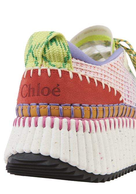Red Multicolour Nama Sneakers Chloé | C22S579Y069A