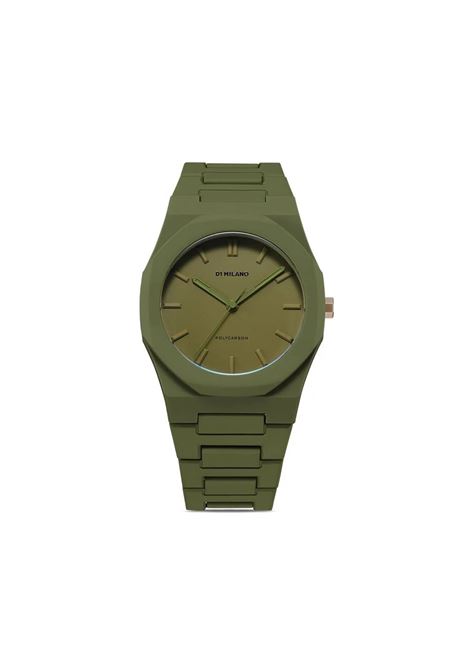 Polycarbon Military Green 40.5 mm Watch D1 MILANO | D1-PCBJ22