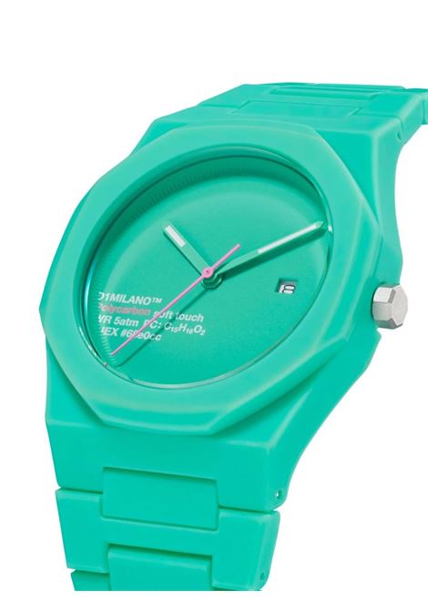 Polycarbon Hot Aqua 40.5 mm Watch D1 MILANO | D1-PCBJ31