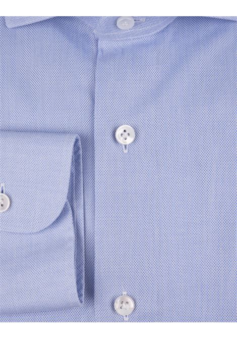 Light Blue Shirt In Medium Textured Cotton  DANDY LIFE | K1U13P0134101.U0003