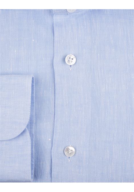 Light Blue Linen Shirt DANDY LIFE | K1U13P0134135.U0002