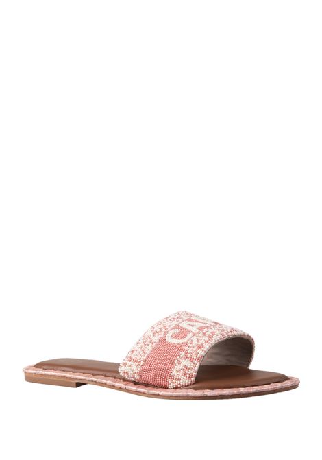 Pink Capri Flat Sandal DE SIENA | 161DS451-CAPRIROSE